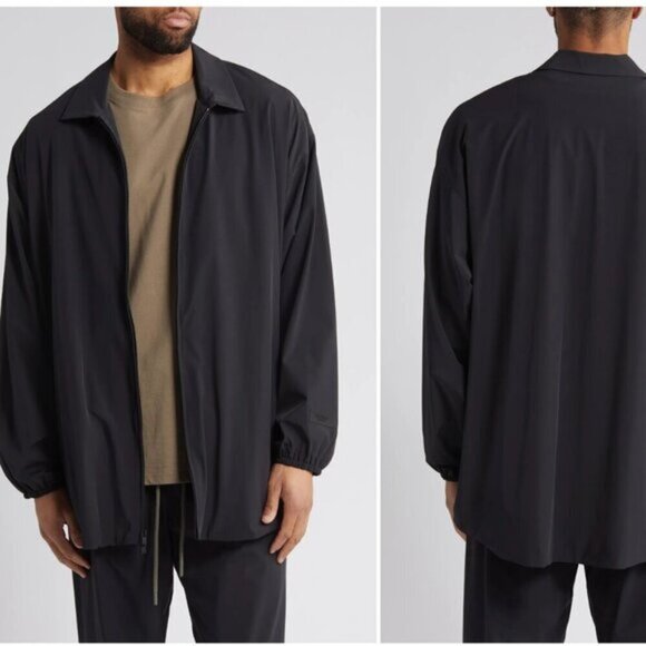 Essentials Other - Fear of God Essentials Oversize Stretch Nylon Zip Jacket Black S